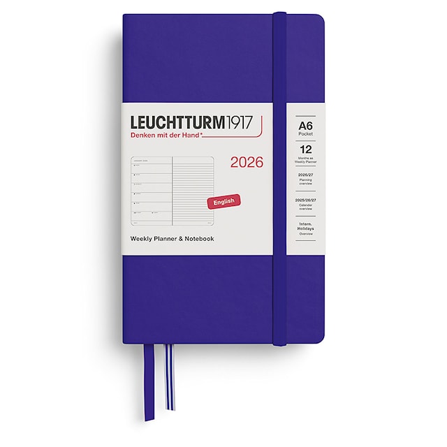 Weekly Planner & Notebook 2026 A6 Ink Leuchtturm1917