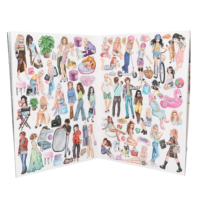 Produktbild 3 för Stickersbok TOPModel