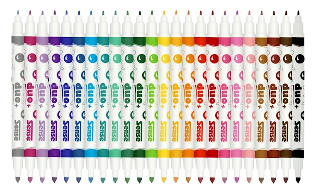 Produktbild 2 för Tuschpennor Dubbelspets 24-p, Sense