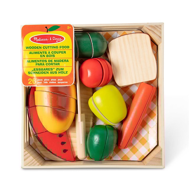 Produktbilde 2 for Frukt- og grønnsaksutskjæring i tre, Melissa & Doug