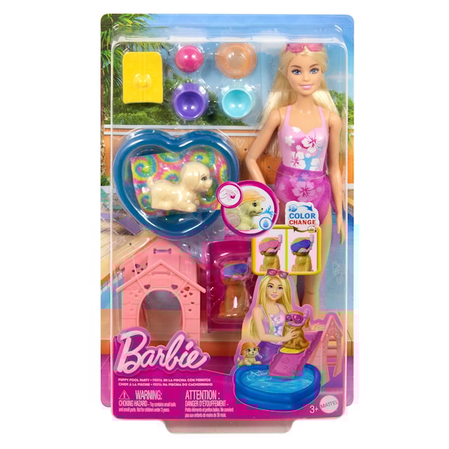 Tuotekuva 6 - Barbie pentujen kanssa allasjuhlapelisetti