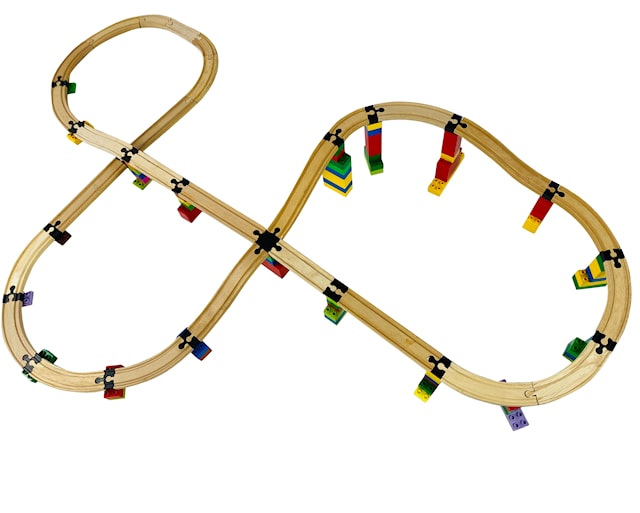 Produktbild 2 för Track Connector Kopplingar Byggmästare Set Toy2