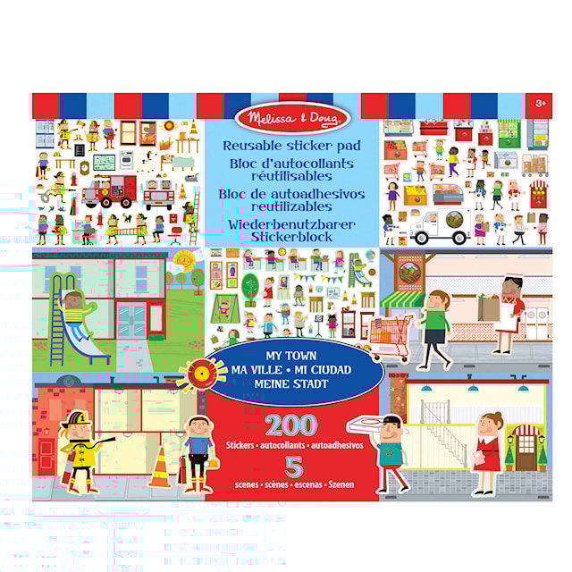 Produktbilde 1 for Reusable Sticker Pad My Town Melissa & Doug