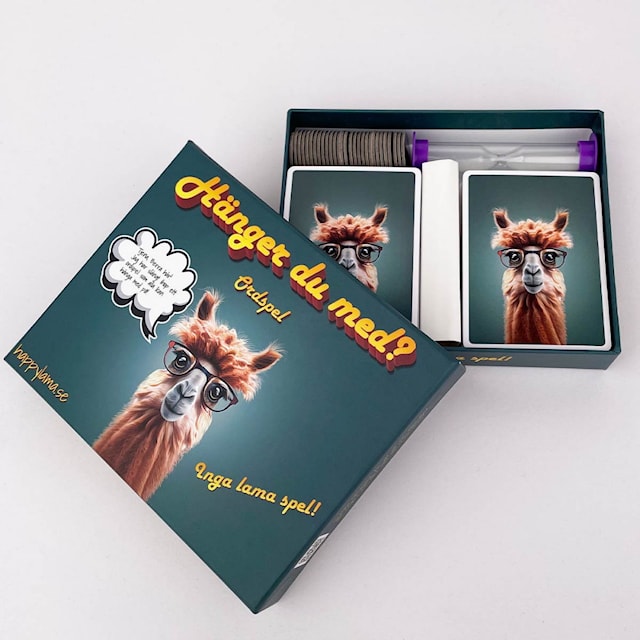 Produktbild 3 för Hänger du med? - Ordspel, Happy Lama (SE)