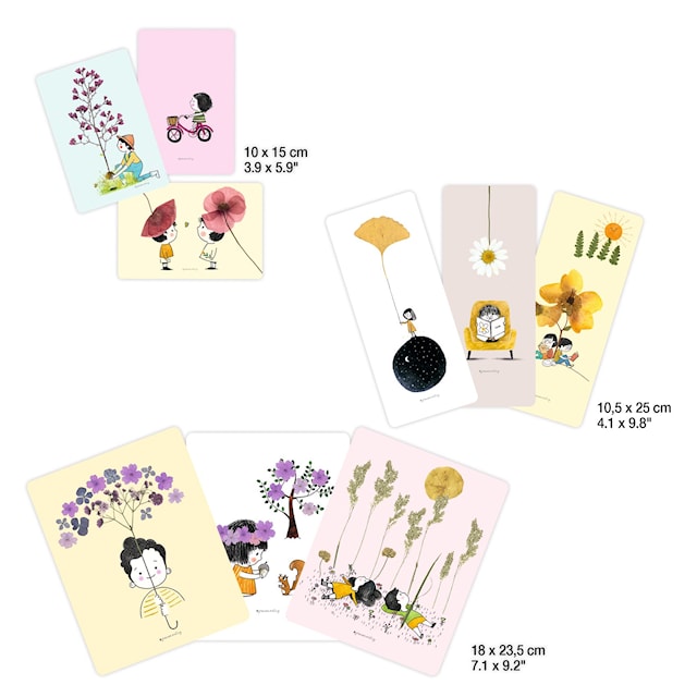 Produktbilde 5 for DIY-sett for plantepresse og dekorasjon med tørkede planter Djeco