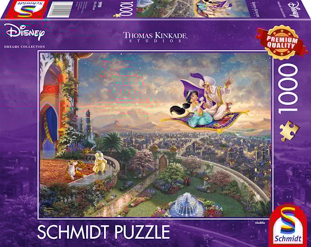 Produktbilde 1 for Puslespill Disney Aladdin 1000 brikker Schmidt