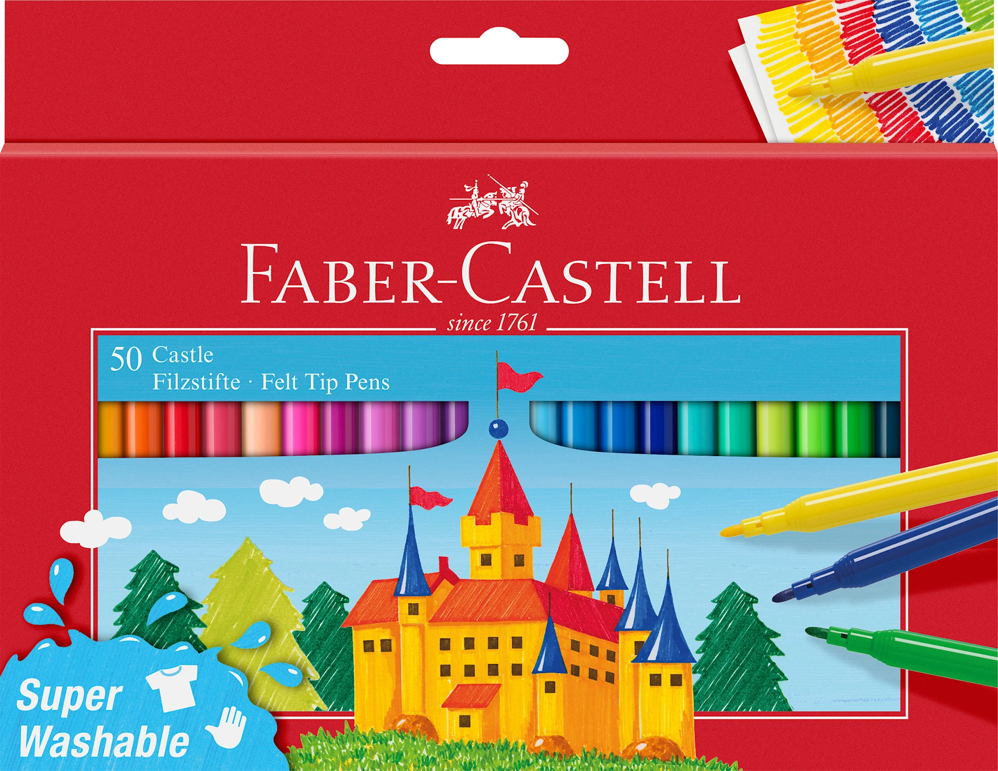 Tuotekuva ille Tussit 50-pakkaus Faber-Castell