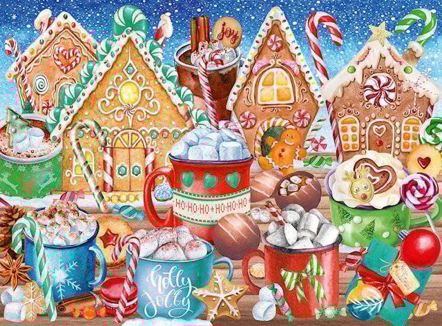Produktbild 2 för Pussel Sweet Christmas 200 bitar, Ravensburger