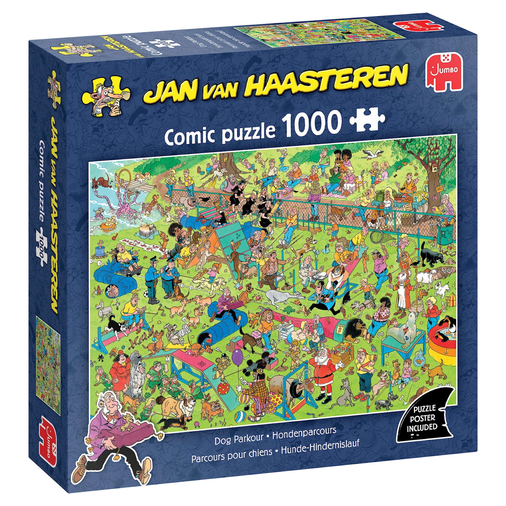 Tuotekuva ille Jan van Haasteren Dog Parcour Puzzle 1000 palaa