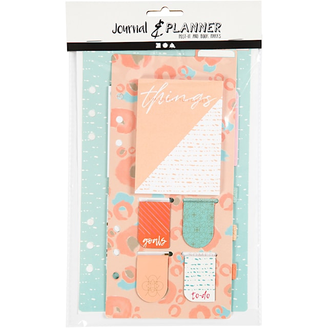 Produktbilde 2 for Post-it sortiment og bokmerker, str. 10,3x22 + 13,8x22 cm, gull, rød, koral, 2 ark/ 1 pk.