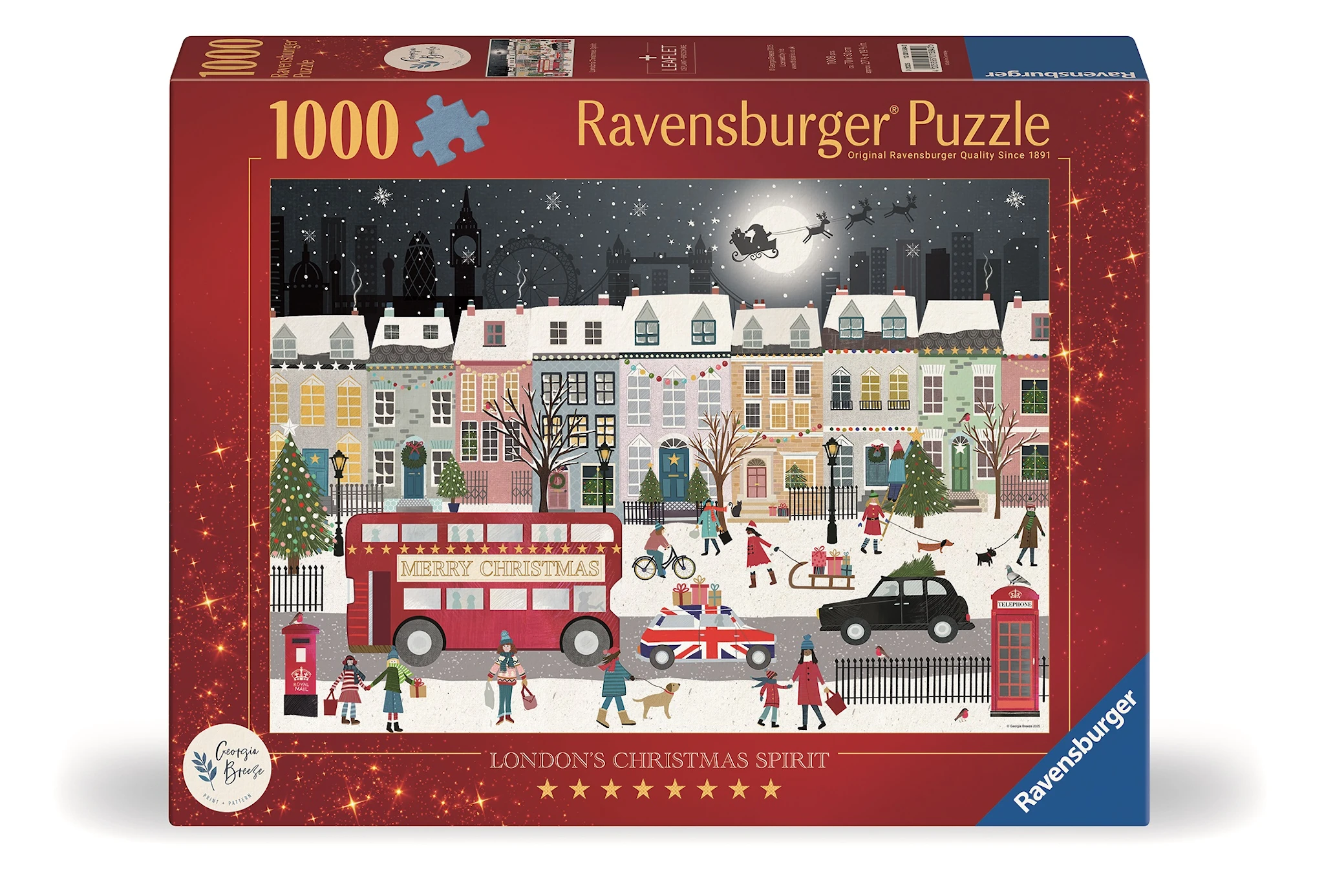 Produktbilde for Londons julestemning 1000p Ravensburger