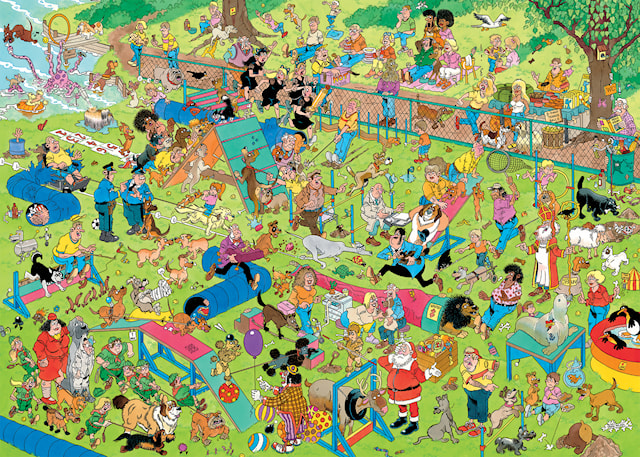 Tuotekuva 2 - Jan van Haasteren Dog Parcour Puzzle 1000 palaa