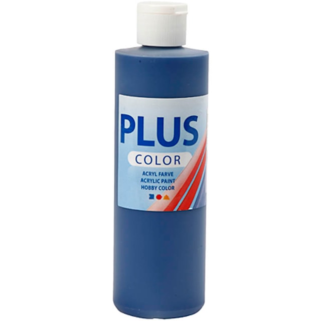 Produktbilde 1 for Plus Color hobbymaling, 250 ml, marineblå