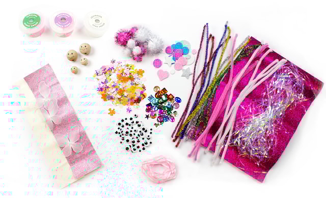 Produktbild 2 för Pysselset med lera och glitter Sense